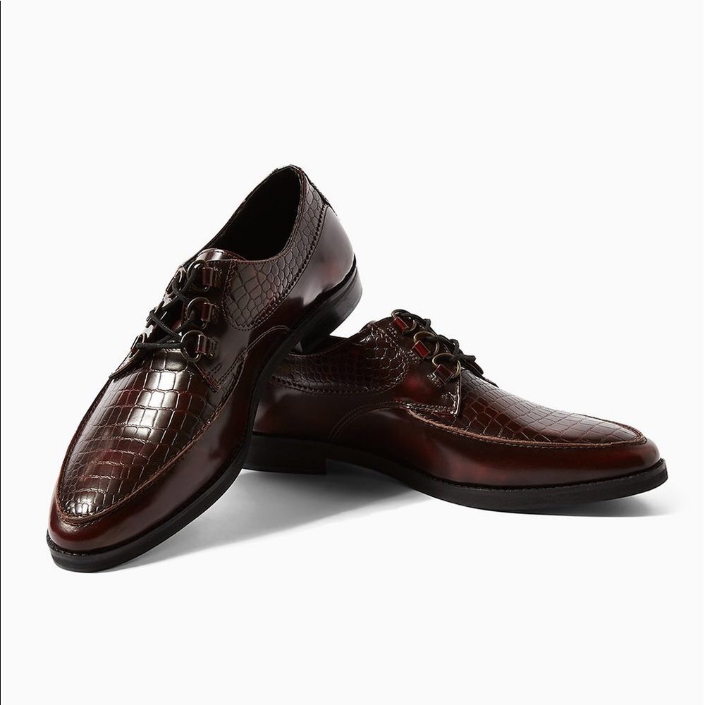 Topman Honoured Dublin D Ring Burgundy US 11